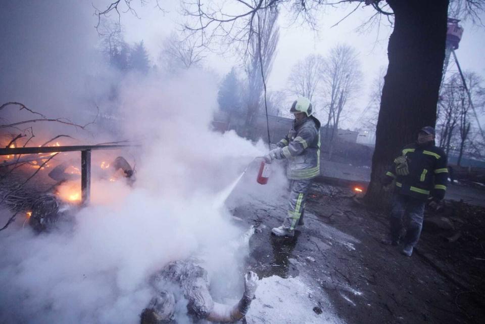 KYIV, UKRAINE - MARCH 01: (----EDITORIAL USE ONLY â MANDATORY CREDIT - 