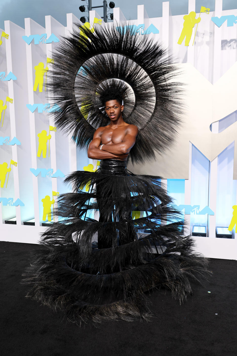 Lil Nas X at the 2022 MTV VMAs in August 2022. (Getty Images)