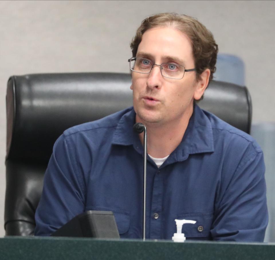 Sam Harvey, FEMA Individual Assistance, took questions from callers and in person. A FEMA Town Hall was held on Wednesday, Oct 12, 2022, at the Collier County Commission Chambers. There were other remote sites as well as it was live streamed. Collier residents were given a chance to ask questions. 