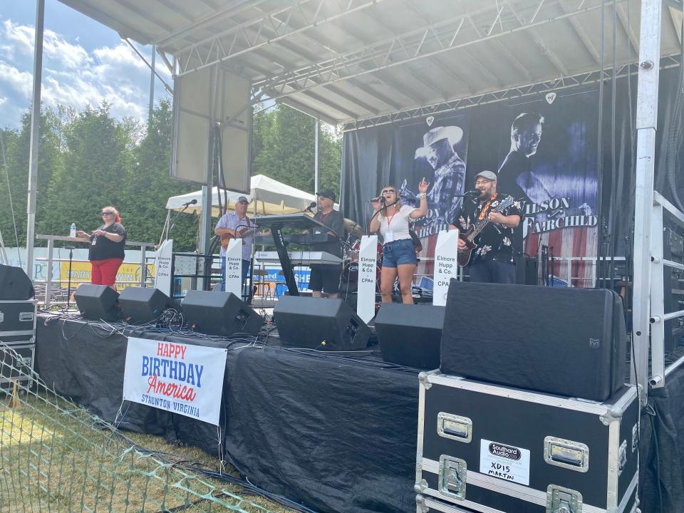 Thousands of people poured into Staunton on Monday for the first Fourth of July celebration since the COVID pandemic began.