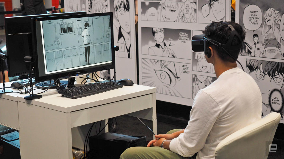 Watch: Square Enix's 'Project Hikari' Melds Manga and VR