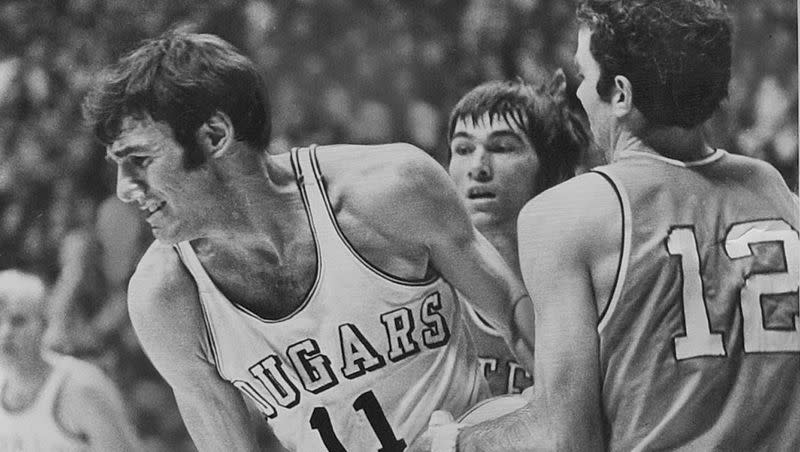 Kresimir Cosic during his time at BYU. Current BYU players will get an education of the former Cougar and Hall of Famer when they travel to Croatia during their upcoming international basketball tour.