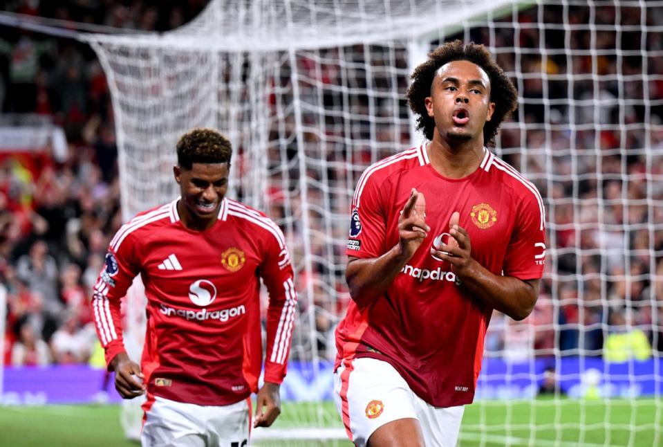 Joshua Zirkzee scored on his Premier League debut (Getty Images)