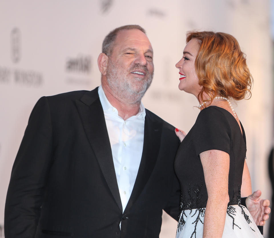 Lindsey Lohan, Harvey Weinstein – www.kikapress.com