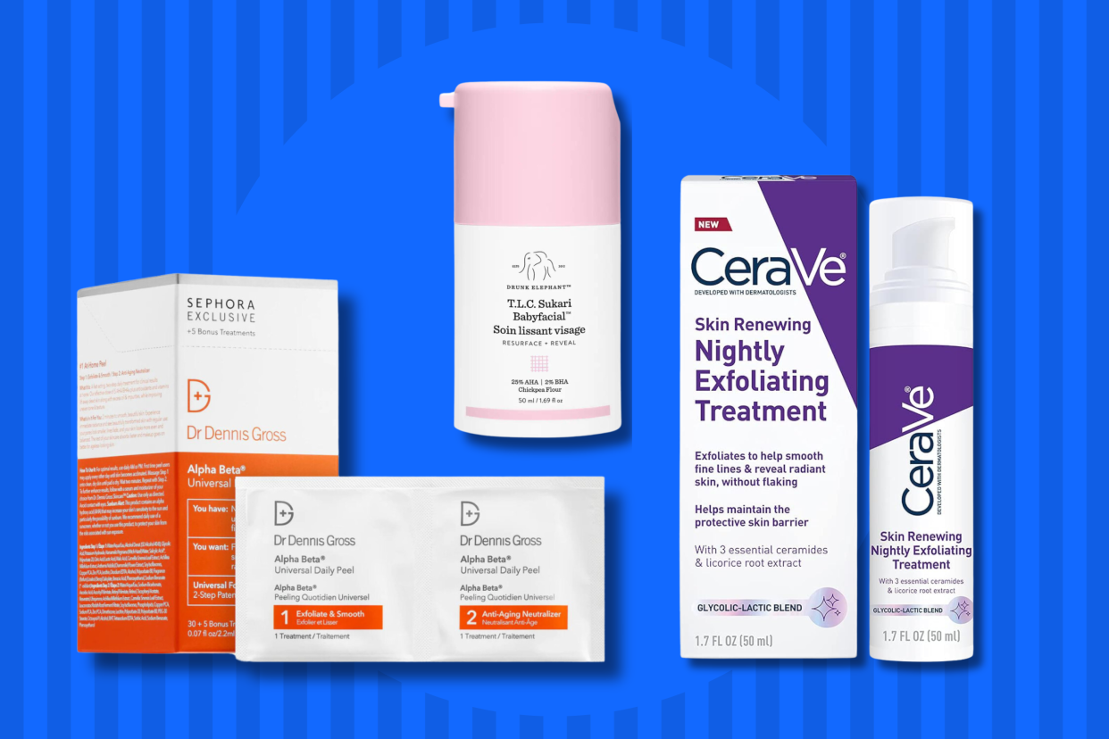 The best exfoliators include these star products from brands like CeraVe, Drunk Elephant, Dr Dennis Gross (Sephora, Amazon)