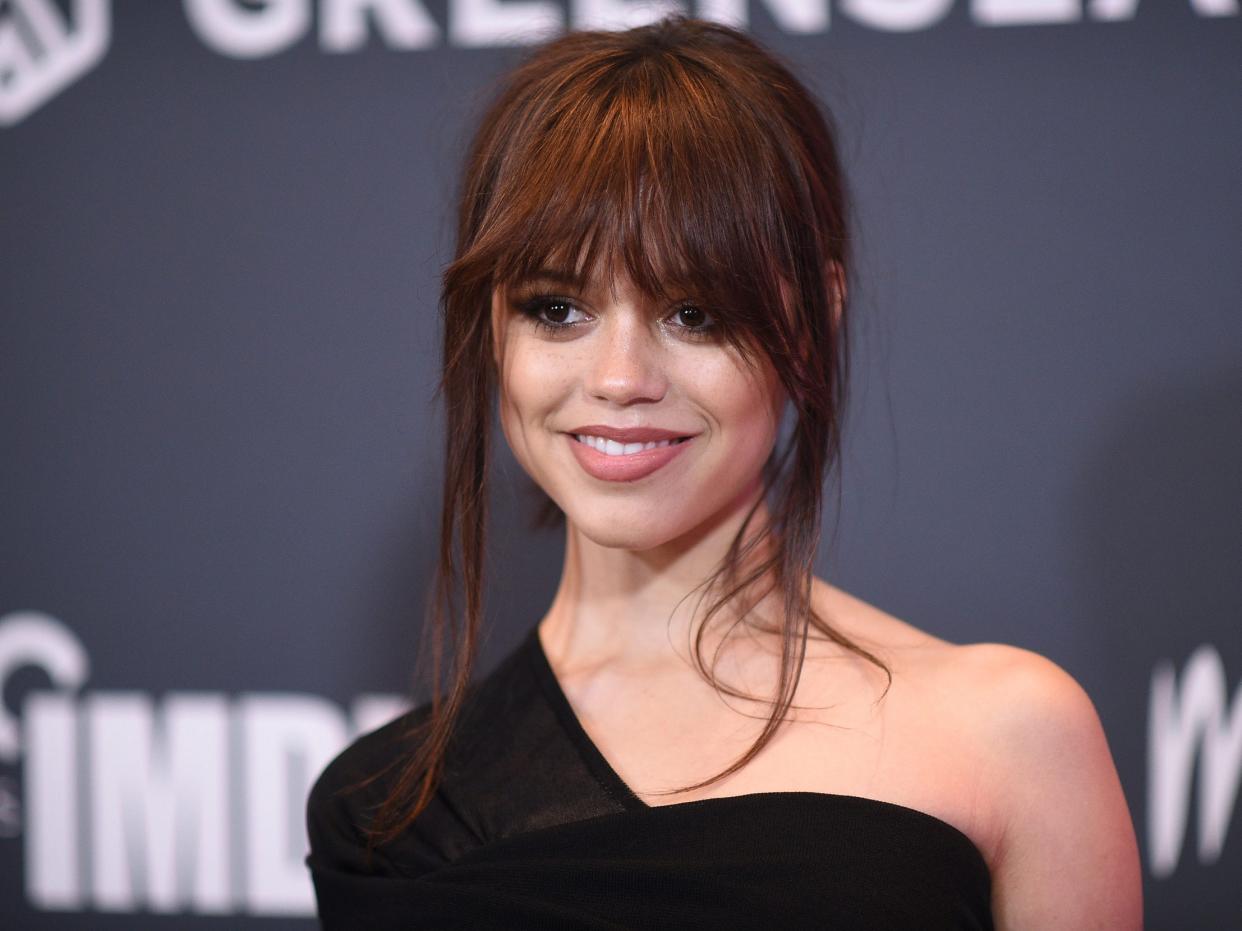 Jenna Ortega arrives at the 2nd annual Celebration of Latino Cinema and Television on Sunday, Nov. 13, 2022, at the Fairmont Century Plaza in Los Angeles.