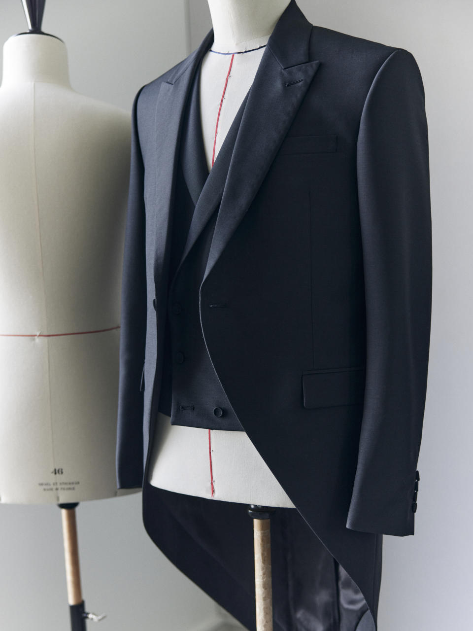 The savoir-faire of Dior's bespoke three-piece suit. (PHOTO: Sophie Carre & Laora Queyras/Dior)