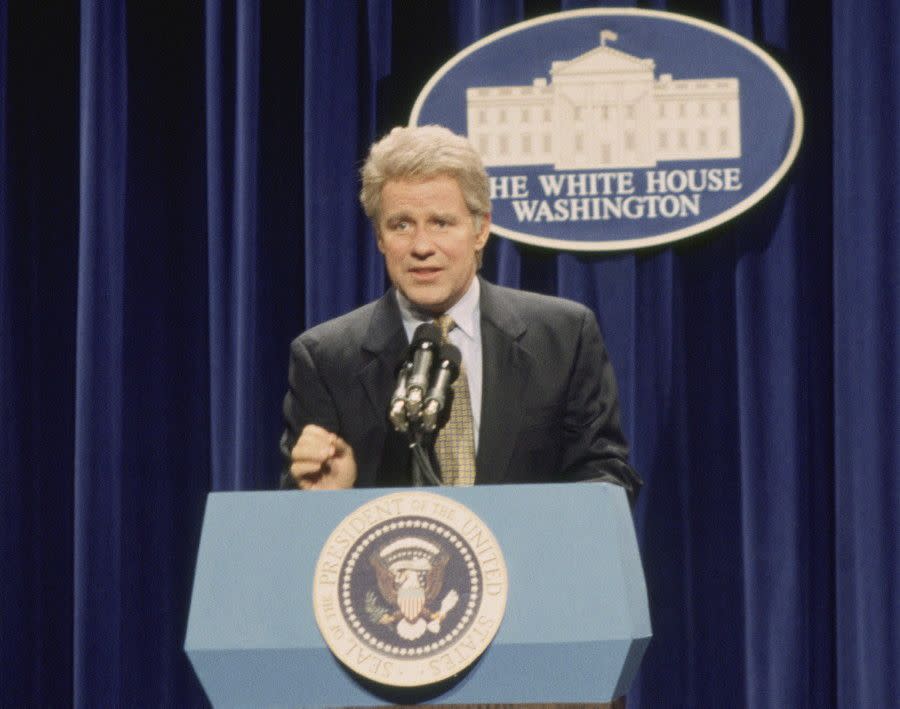 Phil Hartman played Bill Clinton for a good couple of years before he left the show and Darrell Hammond took over. And although Hammond was solid, Hartman provided the definitive Clinton spoof in a hilarious sketch that involved the president stopping by a McDonalds on a jog and then pretty much eating everything in sight.