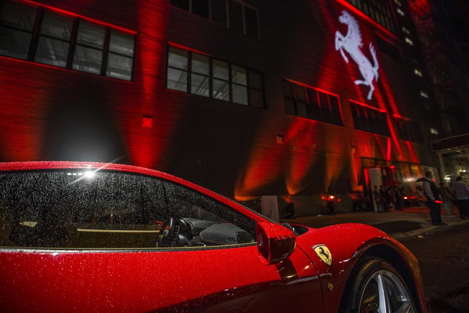 Ferrari 488 Debut Outside