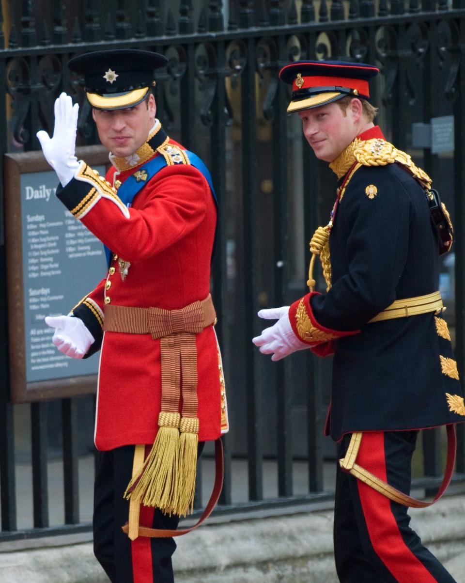 Prince William and His Best Man