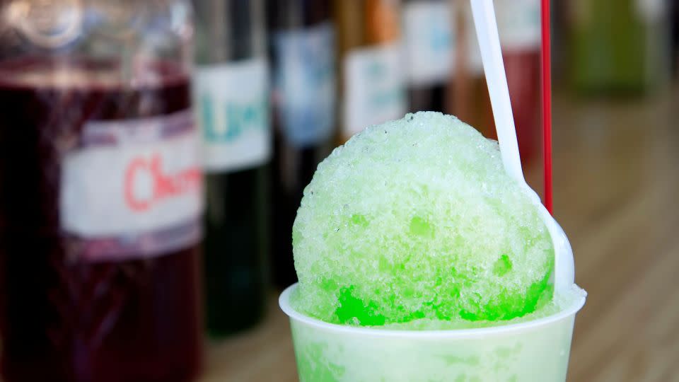 Raspado is Mexico's version of a snow cone -- using fresh fruit juices. - Alamy