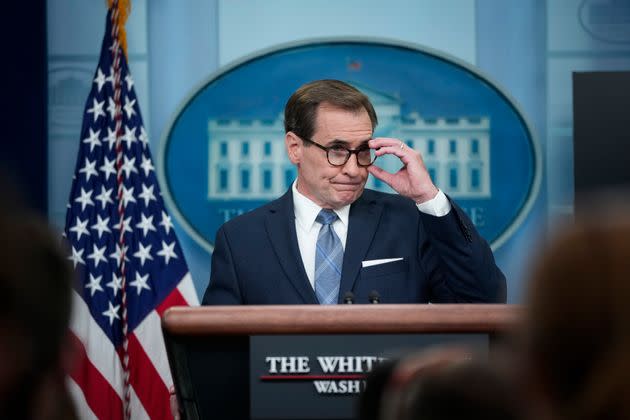 John Kirby, the National Security Council’s coordinator for strategic communications, speaks during the daily press briefing at the White House on June 23, 2022. (Photo: Drew Angerer via Getty Images)