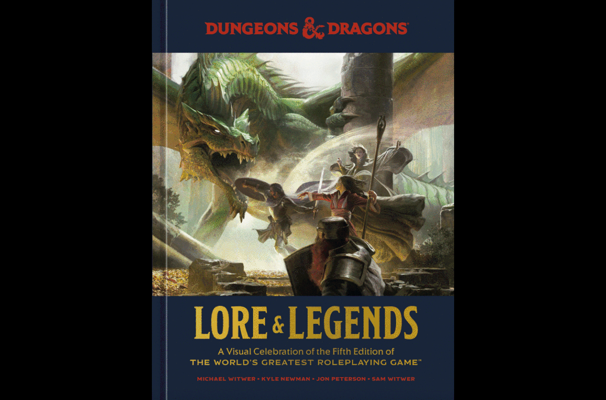 A sneak peek at Lore & Legends: A Visual Celebration of the Fifth Edition of the World's Greatest Roleplaying Game. (Wizards of the Coast)