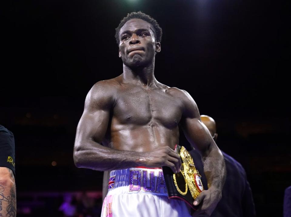 Joshua Buatsi won a thrilling clash with Craig Richards (Adam Davy/PA) (PA Wire)