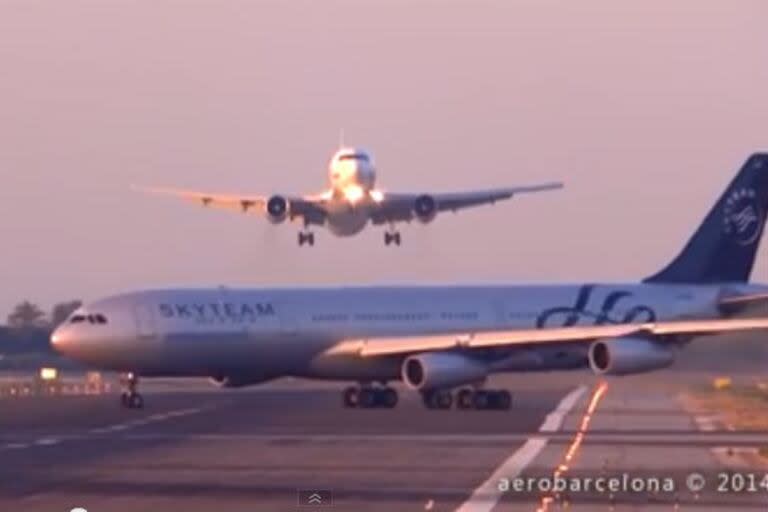 Dos aviones casi chocan en el aereopuerto Internacional de Syracuse , Nueva York.