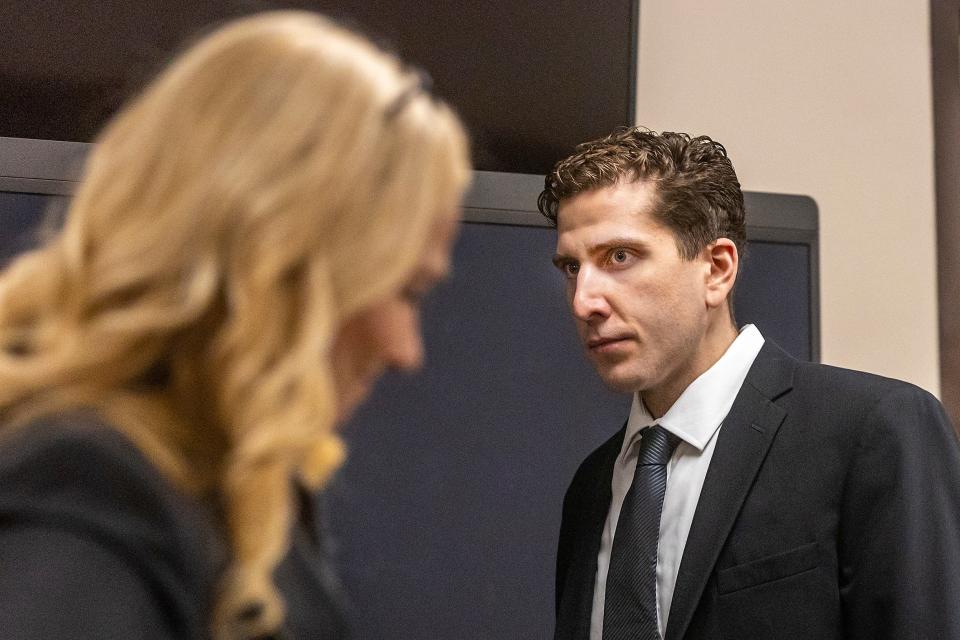 Bryan Kohberger enters the courtroom during a hearing at the Latah County Courthouse in Moscow, Idaho (AP)