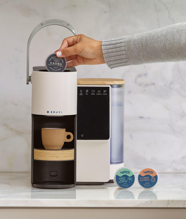 Bruvi BV-01 Single-Serve Coffee Maker Uses Biodegradable Pods