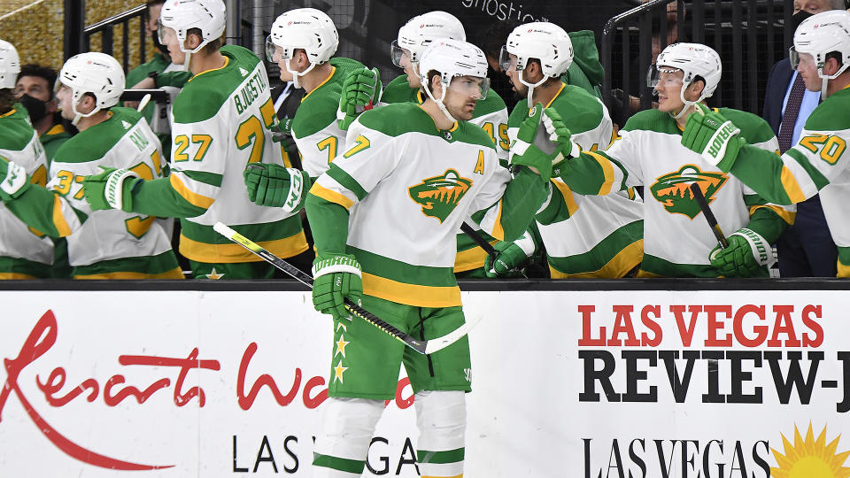 Marcus Foligno has been rolling for the Minnesota Wild.  (Photo by Jeff Bottari/NHLI via Getty Images)