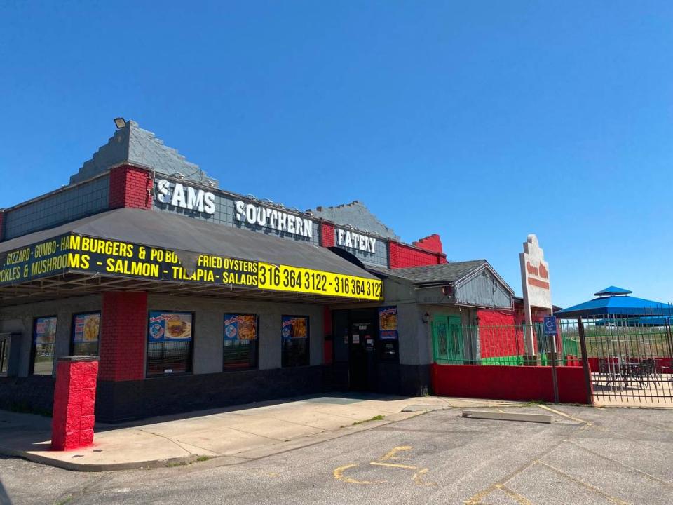 Sam’s Southern Eatery previously operated in Wichita at 6600 W. Central but closed in April 2022.