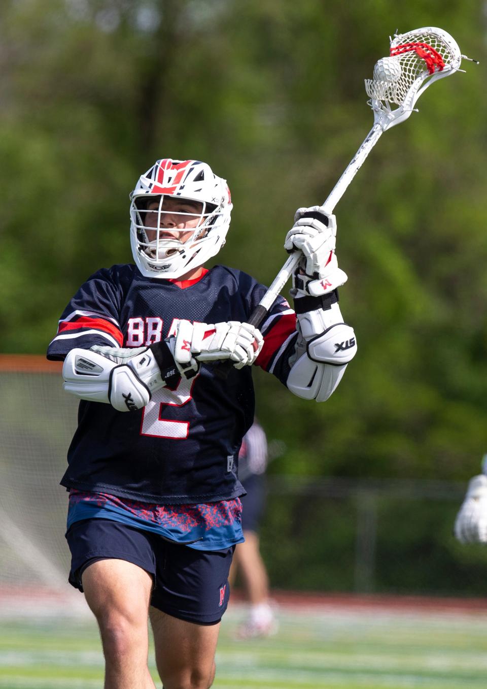 Manalapan at Holmdel lacrosse. Manalapan’s Anthony Macchio. 
Holmdel, NJ
Friday, May 3, 2024