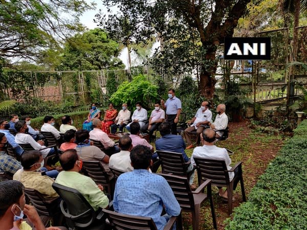 Goa CM Pramod Sawant held meeting with the sarpanches and Zilla Panchayat members from Sattari Taluka in presence of State Health Minister and Valpoi MLA Vishwajit Rane.