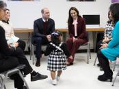 <p>William and Kate visit Roca.</p>