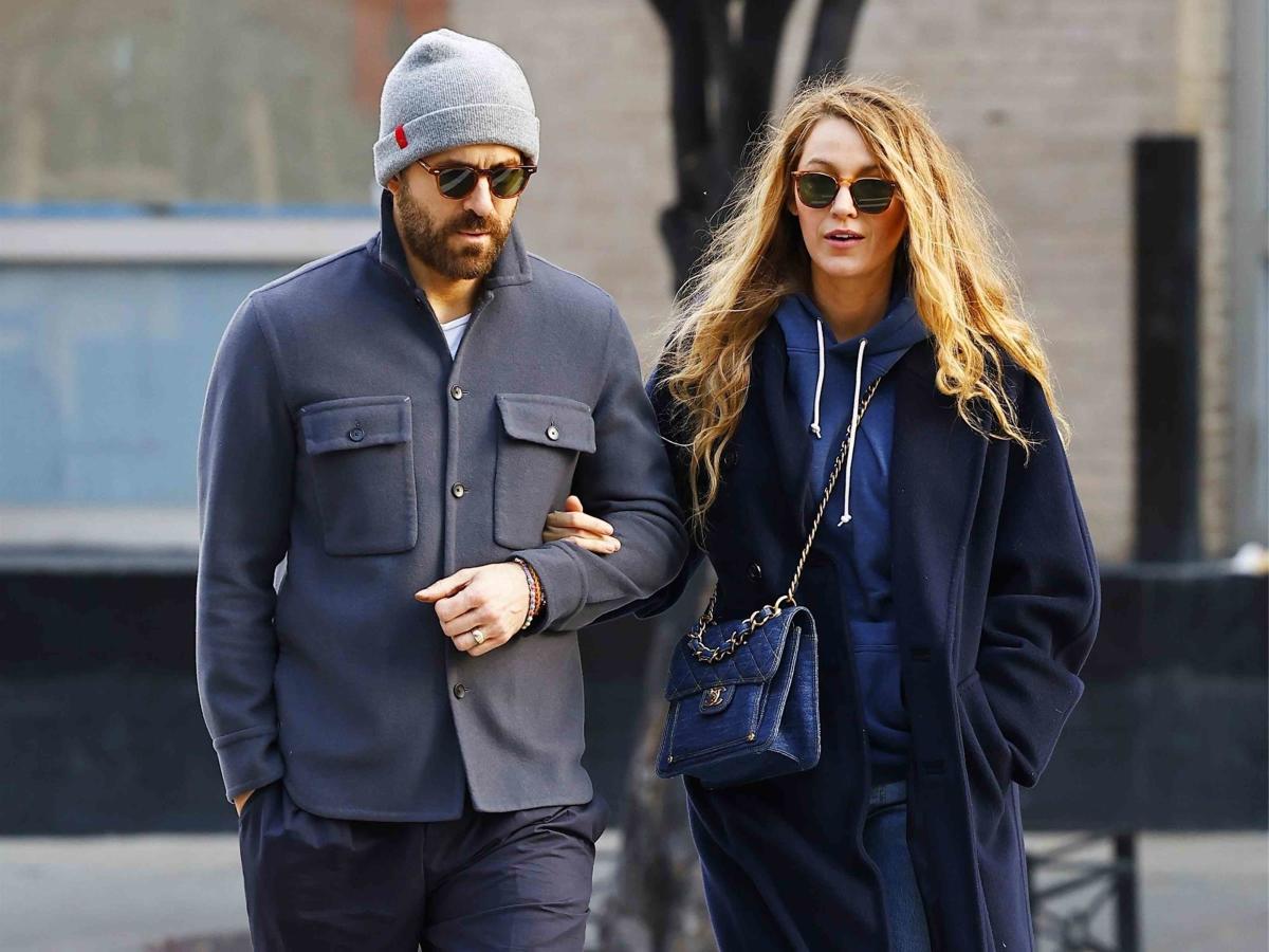 Blake Lively Can/t Stop Wearing This Rare Blue Denim Chanel Bag
