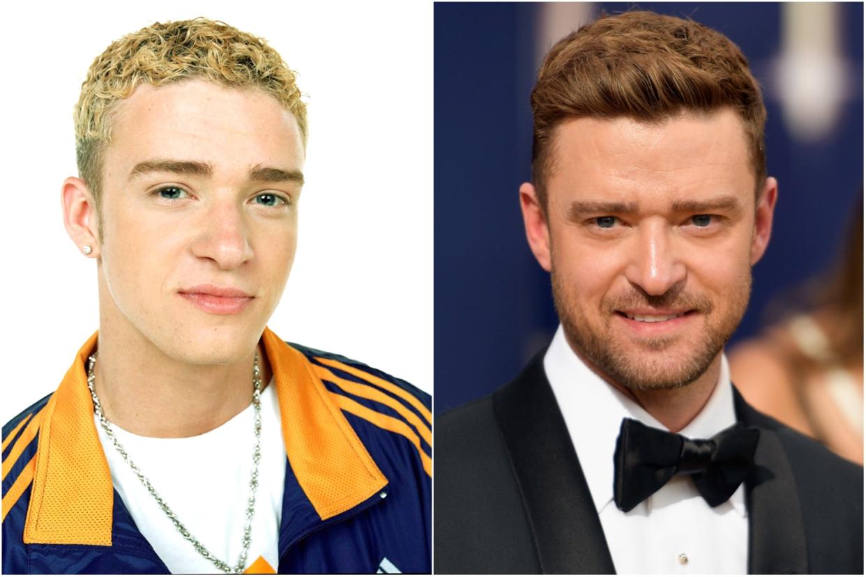 Justin Timberlake hair transformation