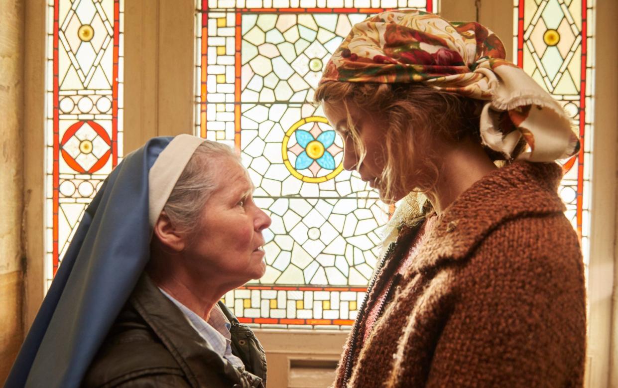 Imelda Staunton and Carla Juri in Amulet - Rob Baker Ashton