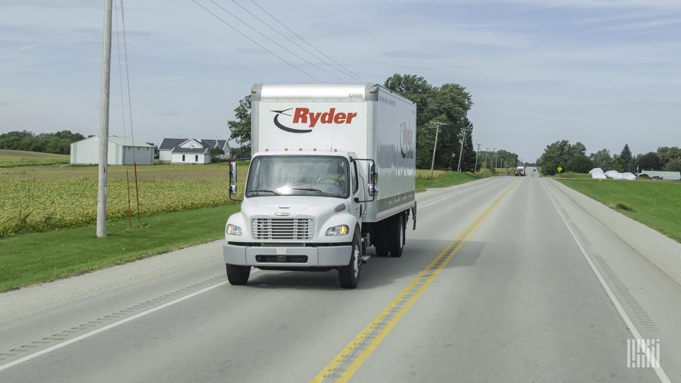 Ryder’s flagship Fleet Management Solutions segment posted a 6% year-over-year revenue decrease during the third quarter to $1.48 billion. (Photo: Jim Allen/FreightWaves)