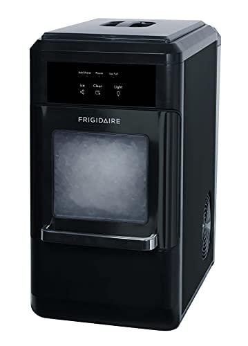 Frigidaire EFIC108-SILVER Counter top Portable, 26 lb per Day Ice Maker  Machine, Silver
