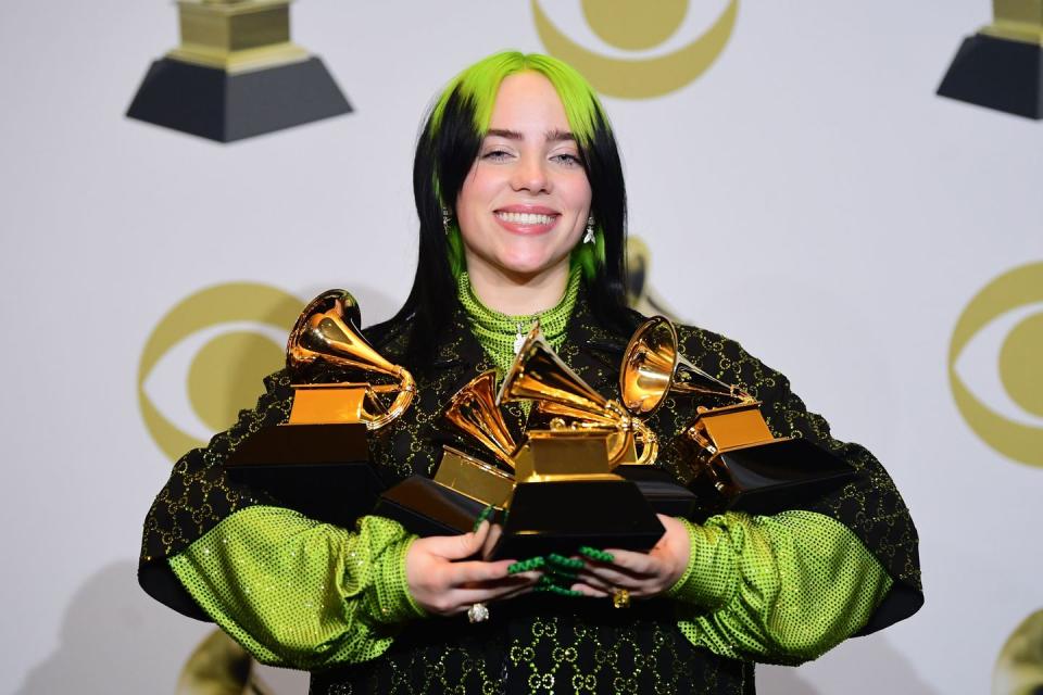Billie at the 2019 Grammy Awards