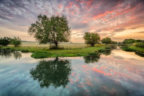 A misty morning by the River Lea - Credit: GETTY