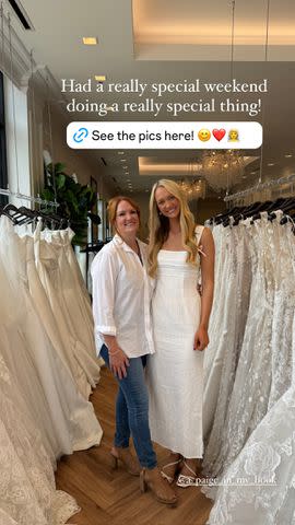 <p>The pioneer woman/instagram</p> Ree Drummond takes her daughter Paige wedding dress shopping