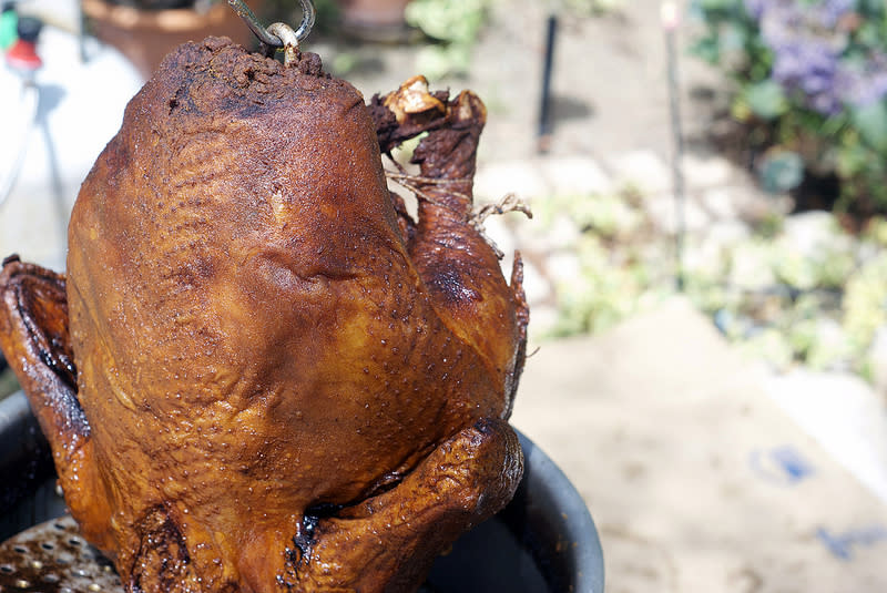 Deep fried turkey from Food52