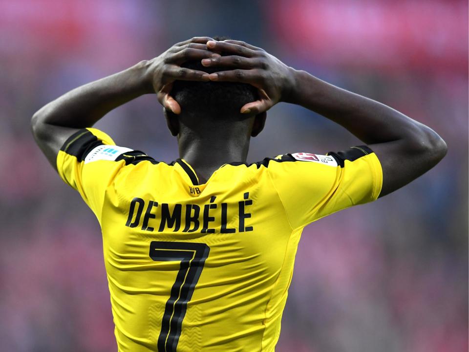 Ousmane Dembele scored 10 goals and created 21 assists for Dortmund last season: Bongarts/Getty Images