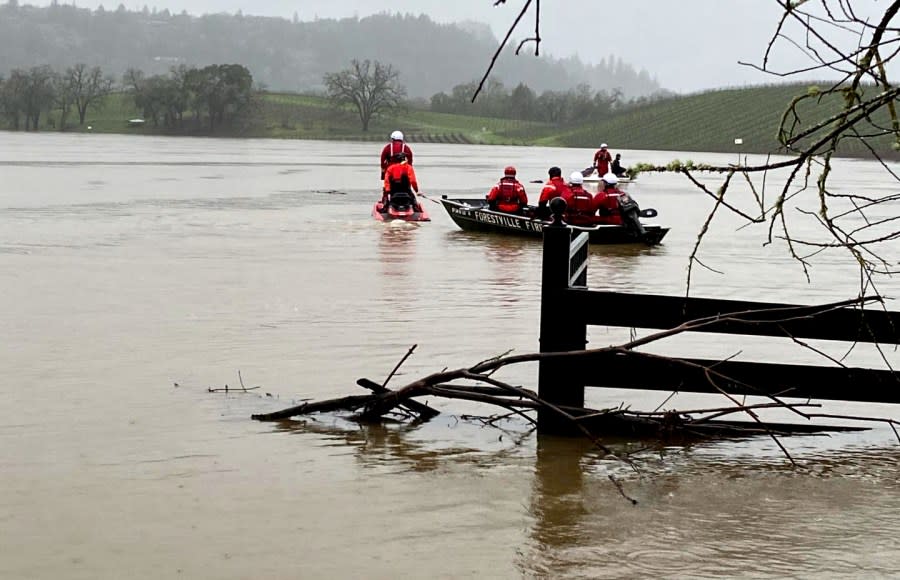 Daphne Fontino, 43, drowned in floodwaters when her car become submerged in 10 feet of water, the Sonoma County Fire District said. On January 10, 2023, she called 911 reporting that her car was stuck in flood waters in Forestville. A water rescue team found Fontino’s body 24 hours later.