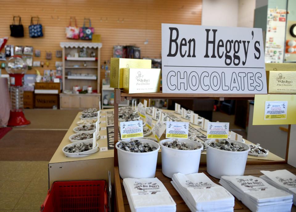 Ben Franklin, a variety and frame shop in Canton, has carried Ben Heggy's chocolates since the 1980s. The store is closing after six decades.