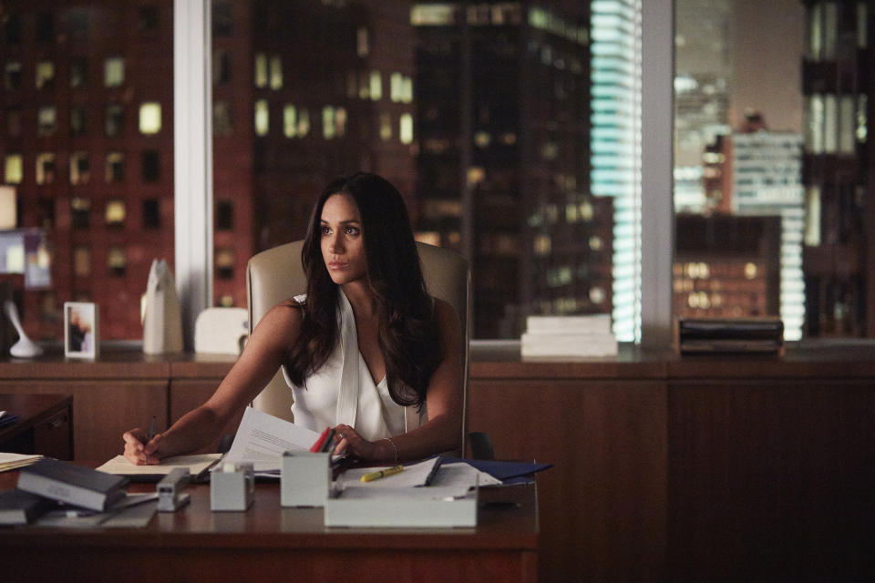 Meghan plays Rachel Zane in Suits. Copyright: [USA Network]