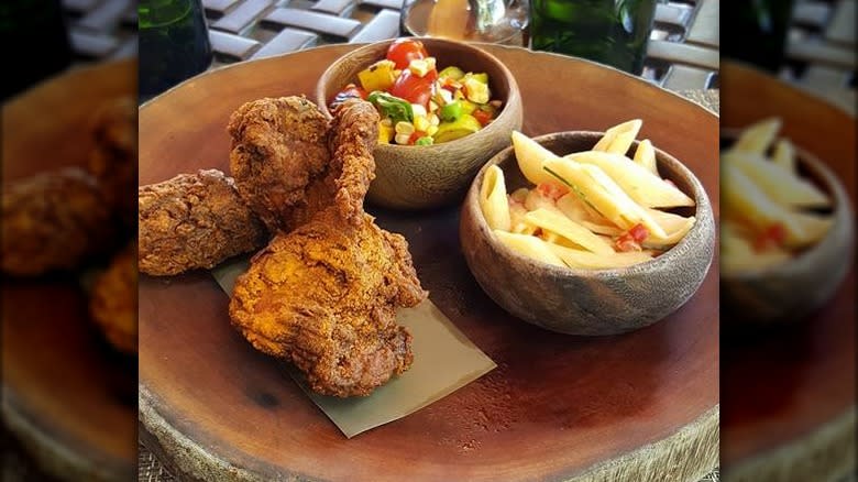 Fried chicken and sides