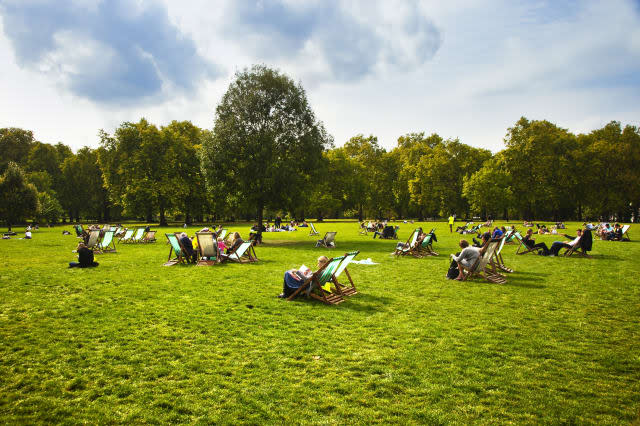 Green Park, London, England, United Kingdom.