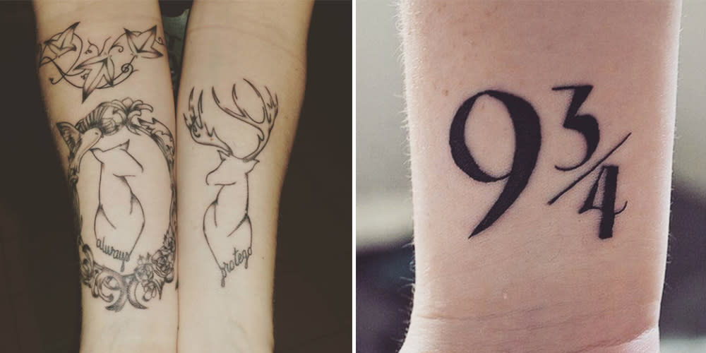 always tattoo harry potter wrist