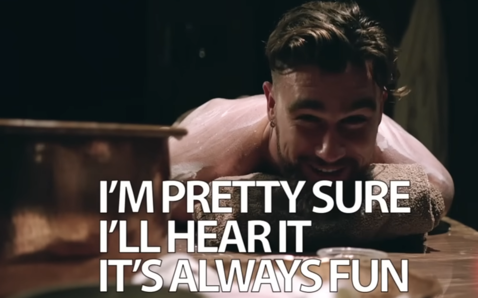 Steamy Travis Kelce Spa Video is Resurfacing Some Giggles Online