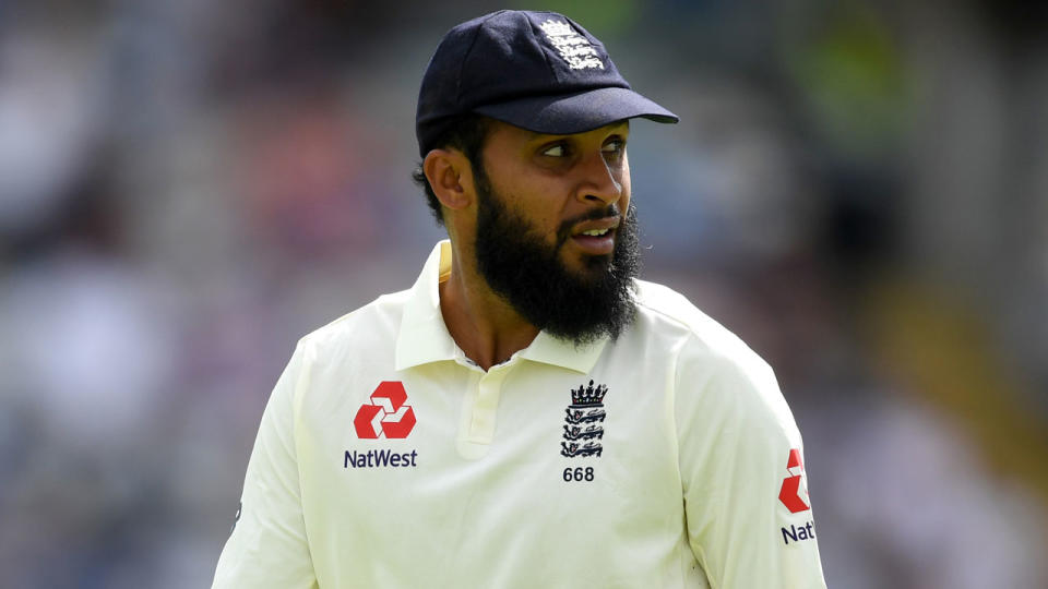 Adil Rashid contributed absolutely nothing to England’s win. Pic: Getty