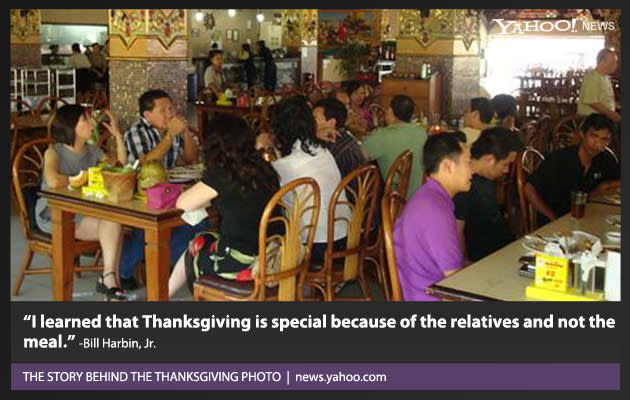 The story behind the Thanksgiving photo