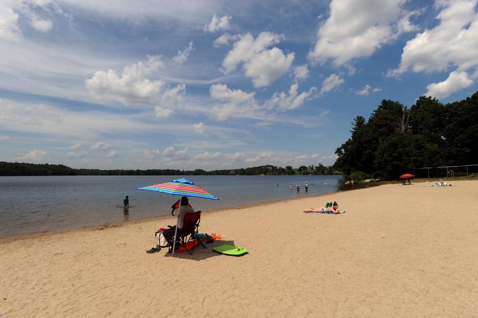 The Lake Chauncy Beach in Westborough, shown on June 28, 2021.