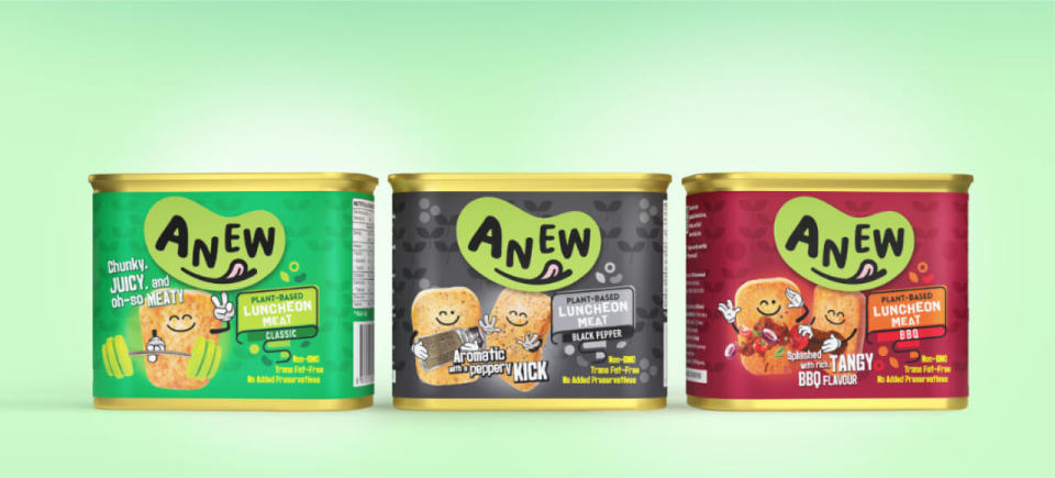 ANEW Luncheon Meat in three flavours (Photo: ANEW)