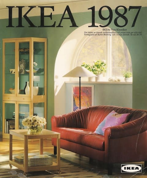 Ikea's catalogue cover from 1987
