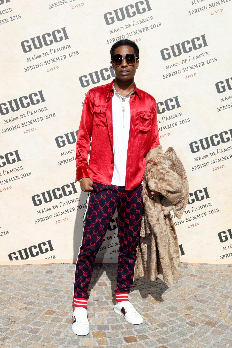 ASAP Rocky at Gucci