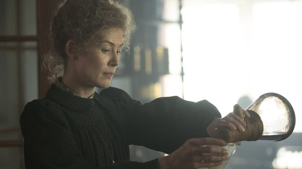 <p>Amazon</p><p>An underrated biographical drama, Rosamund Pike stars as Marie Curie, the brilliant Polish scientist whose numerous breakthroughs don’t get the credit they deserve due to gender and xenophobia. Despite mounting prejudices, Marie saves countless lives during World War I by revolutionizing medical treatment with her X-Ray machine. </p>